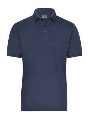 Stretch Polo Dunkelblau