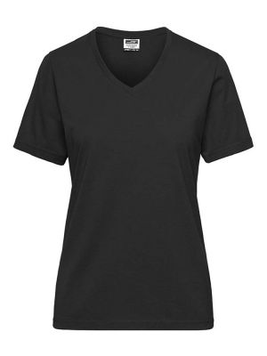 V-Shirt Damen Schwarz