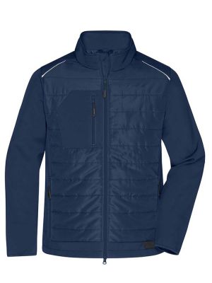 Softshell Steppjacke Herren Dunkelblau