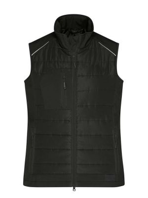 Steppwesten für Damen Schwarz