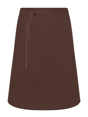 Kurze Bistroschürze Braun