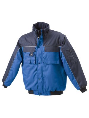 Warme Arbeitsjacke Blau