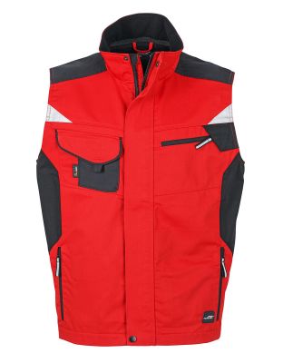 Arbeits Weste in Rot