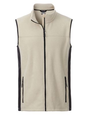 Fleece Weste Herren Beige