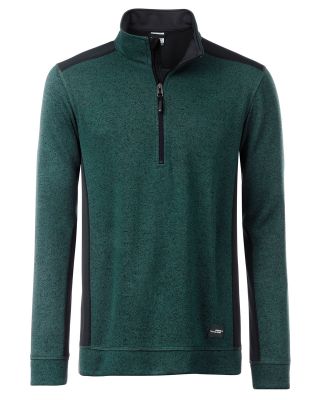 Arbeitspullover Fleece Herren Grün