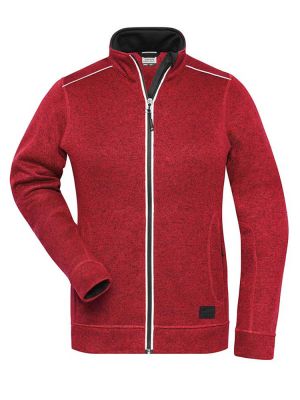 Fleece Jacke Damen Rot