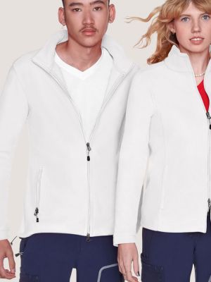 Leichte Fleecejacke Herren Weiß
