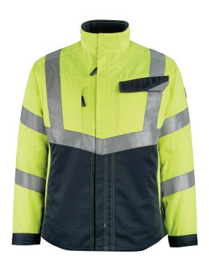 Mascot Warnschutzjacke in Gelb-Schwarzblau