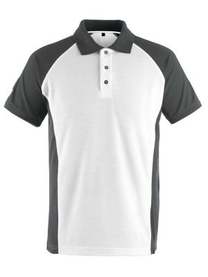 Modernes Mascot Poloshirt in Weiß